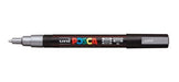 Uni-Posca 15766 Fiber Marker PC-3M Silver 1