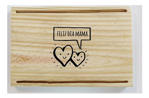 Tabla 30x20 Dia De La Madre Frases Madera Picada Regalo Deco 2