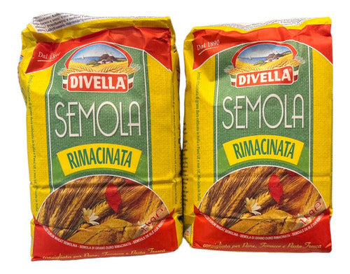 Divella Semola Rimacinata 1 Kg - Italian Semolina 0