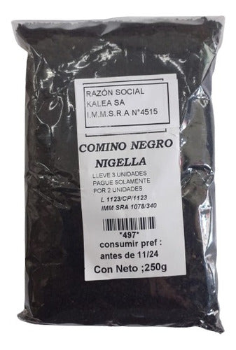 Comino Negro Nigella En Grano 250g. Lleve 3 Pague 2. 0