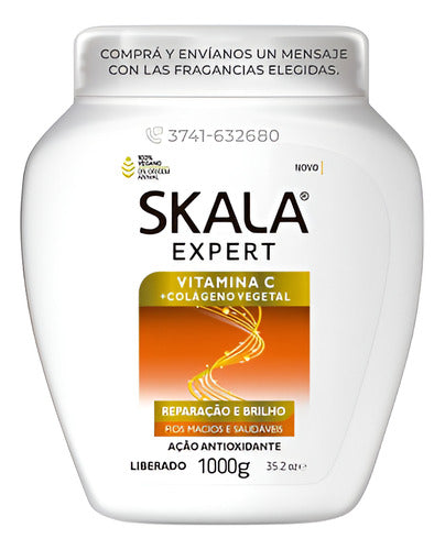 Skala Hair Treatment Creams Box of 6 Units Brazil 0