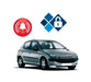 FKS Alarm System Specific for Peugeot 206 Utilizes Original Control 0