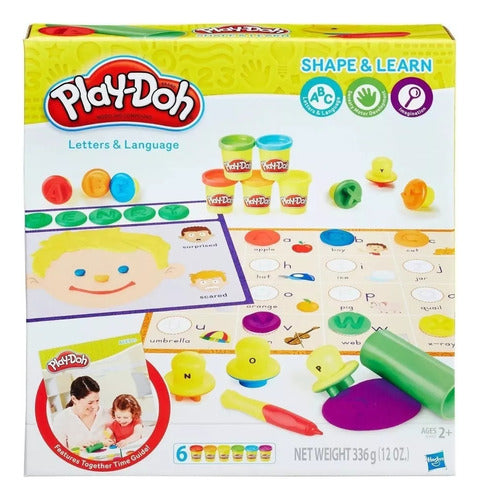 Play-Doh Shape & Learn Letras Y Lenguaje Con Actividades 0