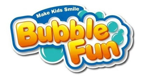 Bubble Fun 2-in-1 Battery-Operated Bubble Blower with Bubble Liquid 1