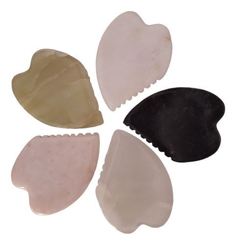 Piedras de Origen Gua Sha Dentada - Natural Stone 0