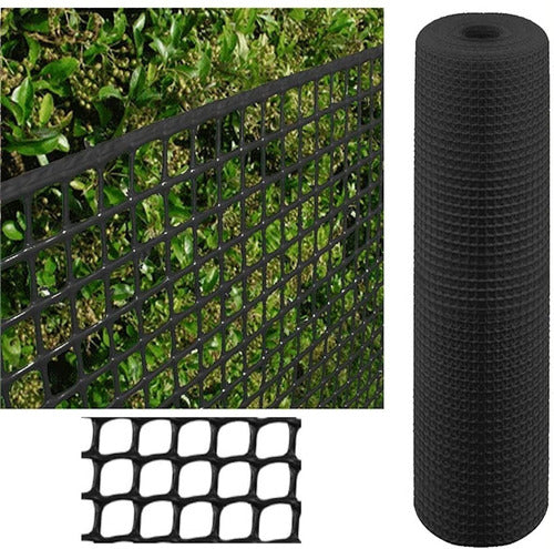 Concepto Goma Plastic Mesh Fencing 1.00 X 5 Mts Black 1