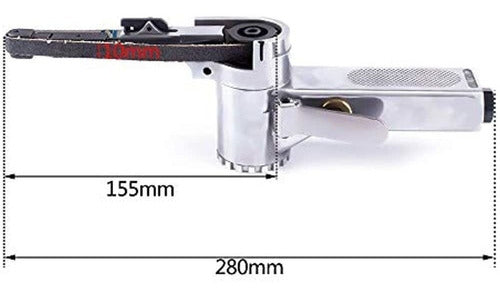 Lijadora De Banda Neumatica De 3/8  X 13  Con 6 Bandas (# 6 3