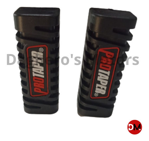 Protaper Gomas Posapie De Moto Rojo/Negro - Juego 0