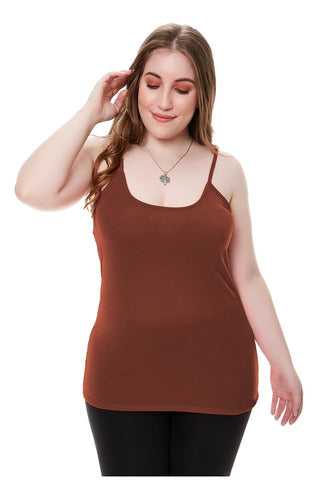 Sleeveless Modal Lycra Tank Top XL-XXXL Various Colors 106