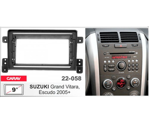 Marco Adaptador 9 Pulgadas Pantalla Suzuki Grand Vitara 2005 5