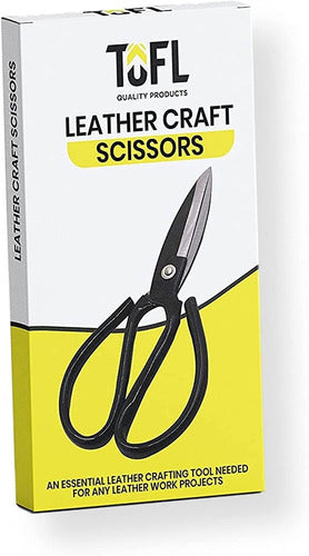 TOFL Tailor Scissors, Magnesium Steel/Leather/7.3 In 0