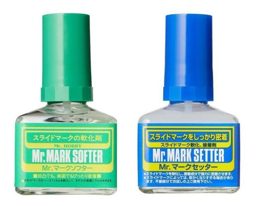 Mr Hobby Pack x2 Dekal Fix and Decal Softener 40ml Japan 0