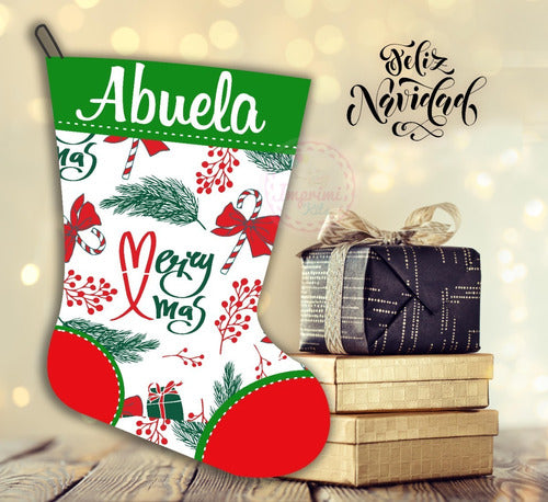 Sublimation Templates for Christmas Stocking Boots + Printed Mockup 3