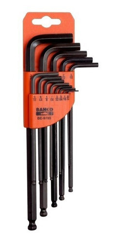 Bahco Kit 13 Long Ball End Hex Allen Wrenches 0