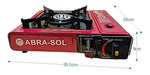 Abra-Sol Portable Camping Butane Gas Stove 8643 - 1 Burner 6