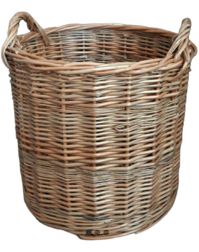 Wicker Firewood Basket 30 X 30 cm 1