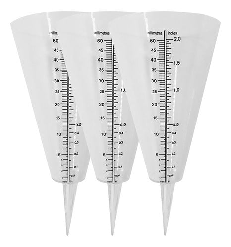 Monitor De Água Da Chuva, Copo De Chuva, 3 Unidades 0