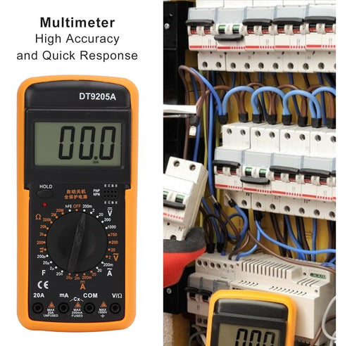 Multimetro Multi Tester Digital Profesional Lcd 3