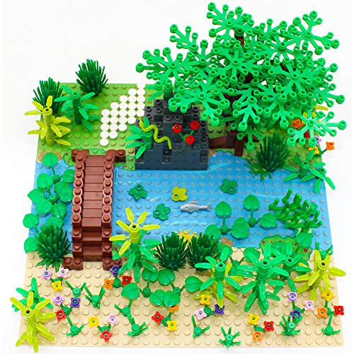 miutrue Garden Forest Building Block Pieces, Plants 2