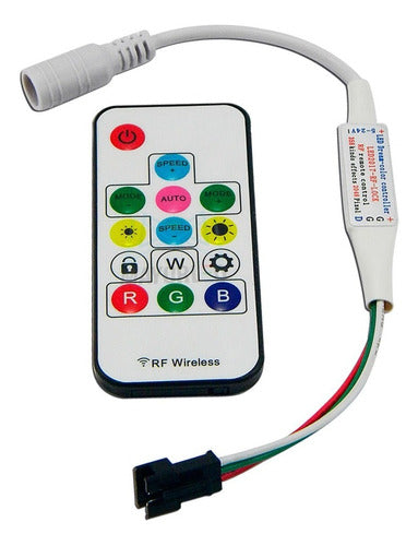 Mini R/F LED Pixel Controller WS2812 Plug & Play 0