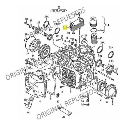 VW Radiador Enfriador De Aceite Caja Automatica Dsg Audi A3 Tt 2