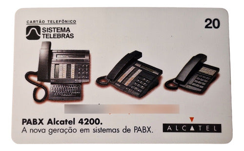 Ct136= Cartao Telebras Alcatel Novo = Desc,5,00 Ver Abaixo 0