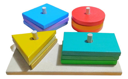 Generic Wooden Stacking Toy - 12 Pieces 1