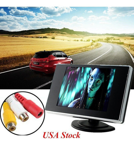 Usa Mini 3.5" TFT Color LCD Car Video Monitor Backup Camera 2