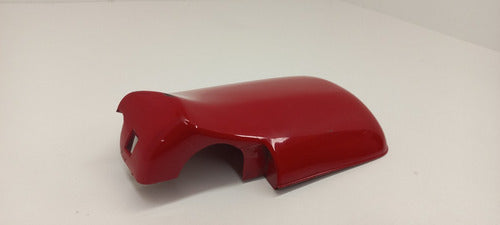 Cacha Exterior Espejo Izq Vw Golf 95/98 Roja Con Detalle 4