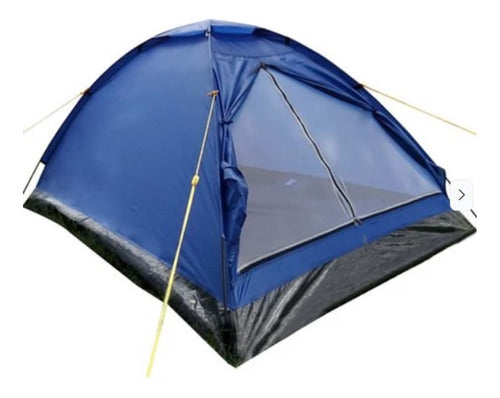 Carpa Iglu De Camping 2x2m Impermeable Azul 0