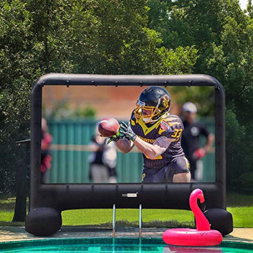 Vivohome 20 Feet Inflatable Screen for Indoor and Outdoor Movies 0