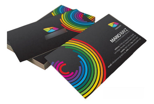 Impresion Grafik 100 Full Color Double-Sided Business Cards 9x5 cm 0