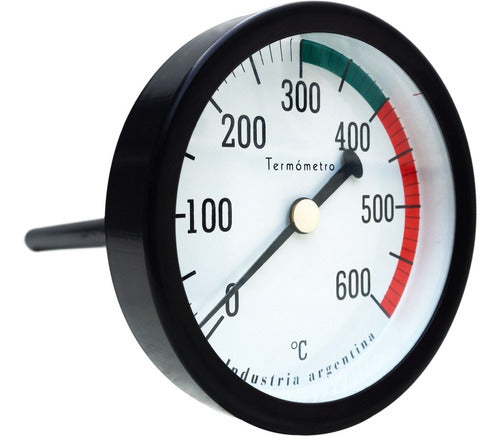 GSA 600ºC Bimetallic Thermometer with 21 cm Probe for Oven 0