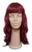 Peluca Colorada Con Ondas Modelo Unico By La Parti Wigs! 0