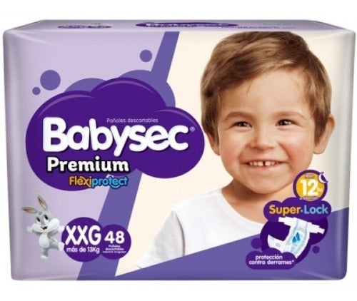 Pañales babysec Premium Xxg X 48 - Bebés Y Niños 0