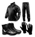 Delta Brasil Rain Gear Set + Hifly Waterproof Boots + Gloves - FAS 6