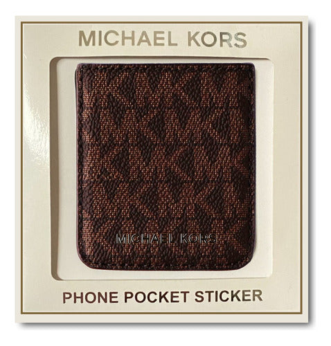 Porta Tarjeta De Michael Kors Para Celular Brown Luxury 0