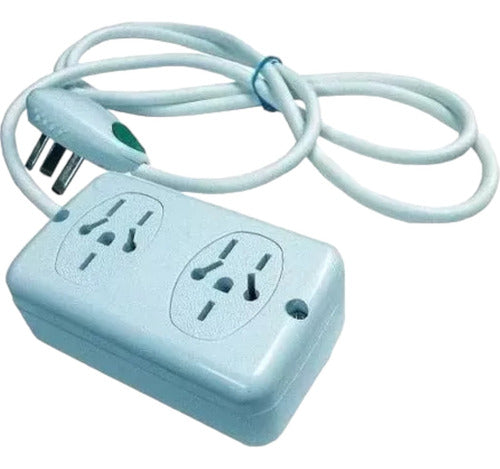 Ciocca Universal Power Strip with 2 Outlets and 3 M Cable 0