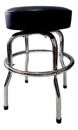 Black Barstool Guitar Bench by Parquer 2