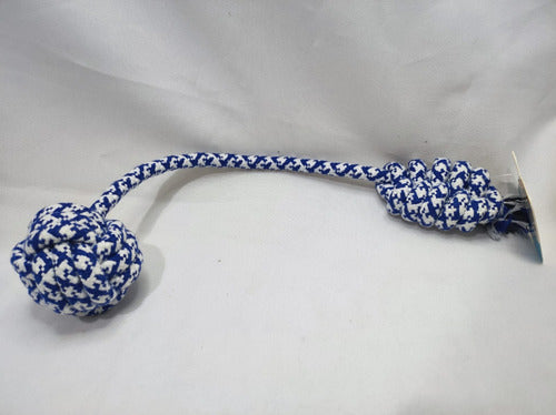 XCF Pet Supplies Dog Toy Braided Cotton Rope Ball Tugger 5