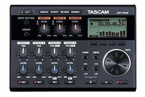 Tascam Dp-006 Grabadora De Audio Digital Multipista De 6 Pis 0