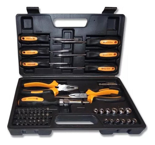 45-Piece Tools Kit with Pliers, Tubes, and Screwdrivers by JA 0