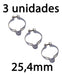 Jogo De Abraçadeiras Bike Guias 25,4mm Caloi Monark Peugeot 1