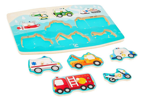 Alparamis Emergency Vehicle Wooden Puzzle 1