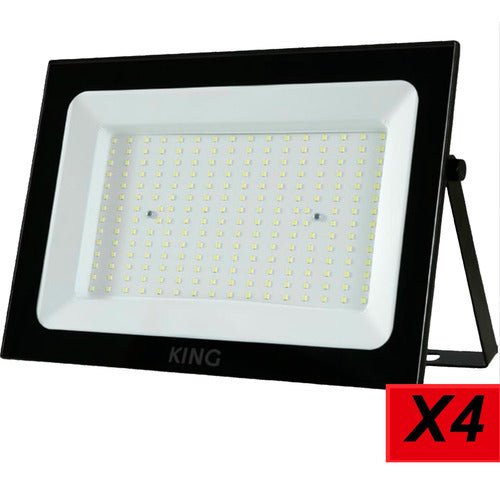 King Reflector 100W LED Cold White 6500K 8000lm Pack of 4 1