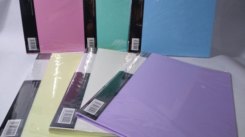 Chanyi A4 Folder With 10 Pastel Colored Sheets 3