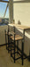 JN Industrial Style Wood and Iron Breakfast Bar Table 1