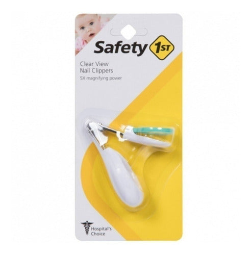Safety Nail Clipper with 5x Magnifying Glass Baby Nail Cutter 4