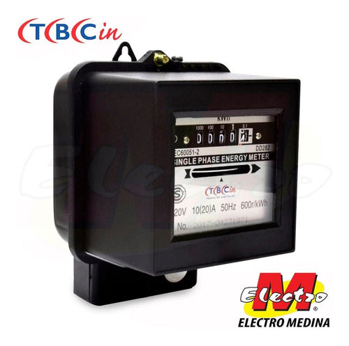 TBCin Monophase 20A Electric Meter DD282 Electro Medina 0