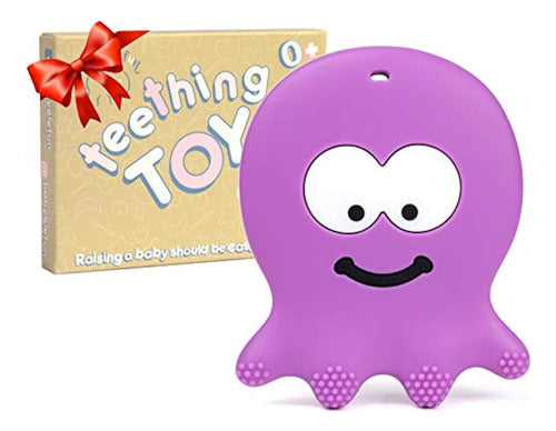 Baby Elefun 6 Months Old Adorable Teething Octopus - Best Sensory Learning Toy 0